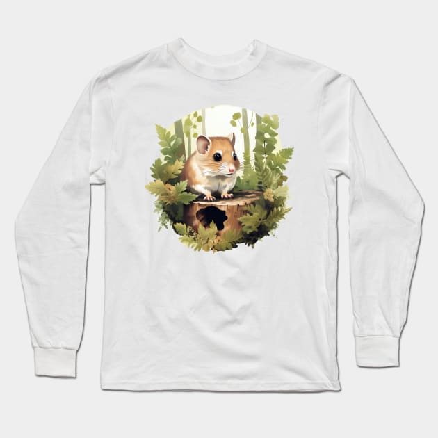 Dormouse Long Sleeve T-Shirt by zooleisurelife